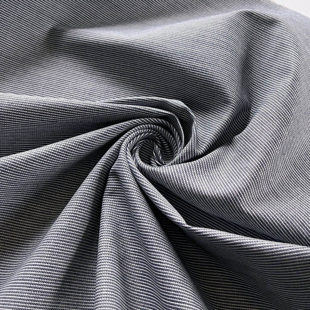 Denim Pinstripe Stretch Drill Needle Sharp