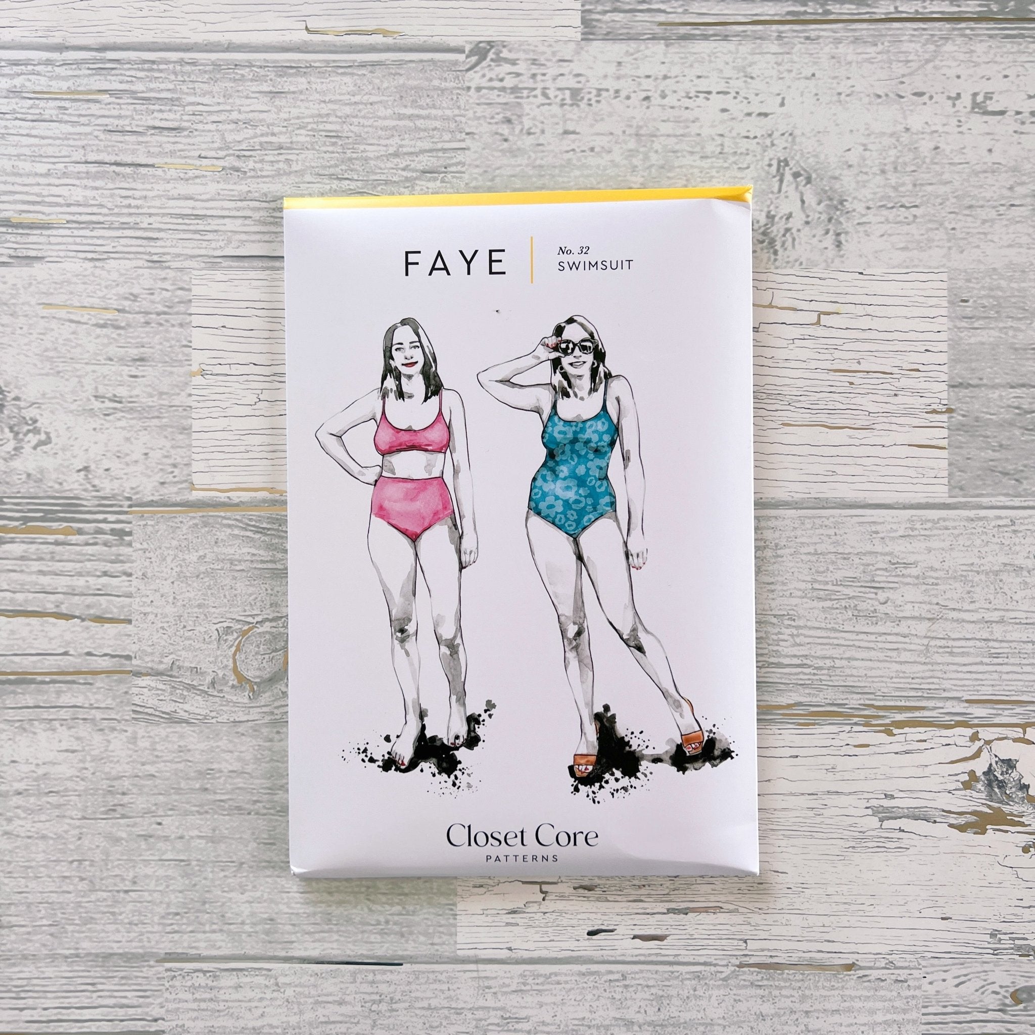 Faye Swimsuit Pattern, Sewing Pattern