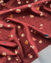 Fizzy Rust Viscose Twill - Needle Sharp