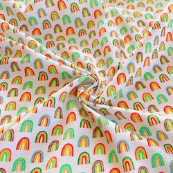 Happy Rainbows Cotton Jersey - Needle Sharp