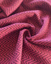 Hot Pink/Brown Chevron Tweed Wool Blend - Needle Sharp