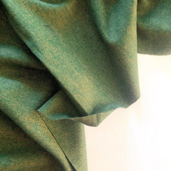 Kale Green Tweed-Look Shetland Flannel - Needle Sharp