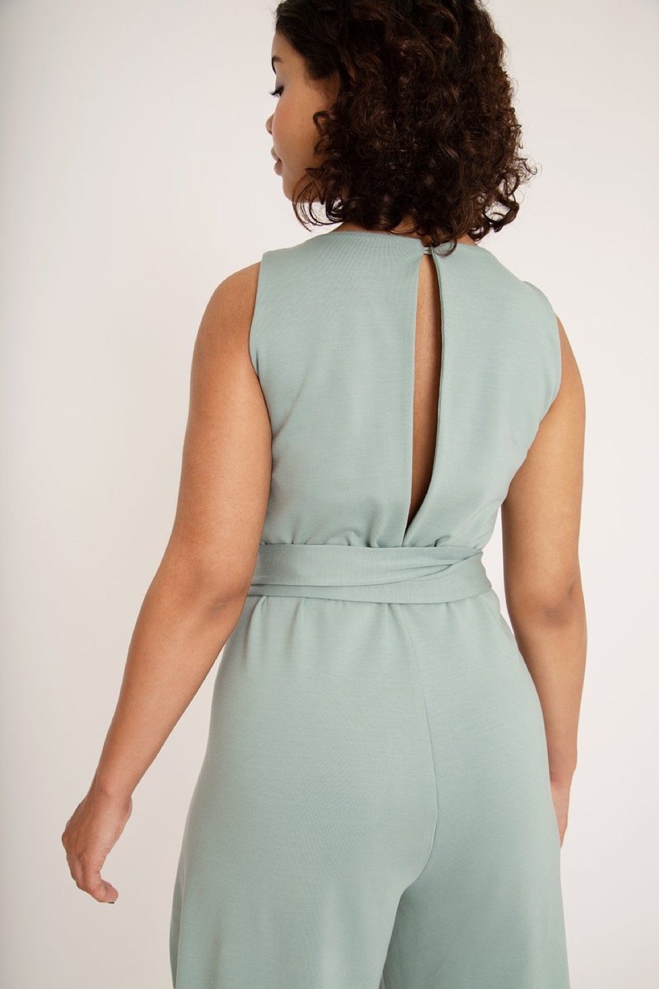 kielo wrap dress linen Kielo Wrap Dress & Jumpsuit Sewing Pattern