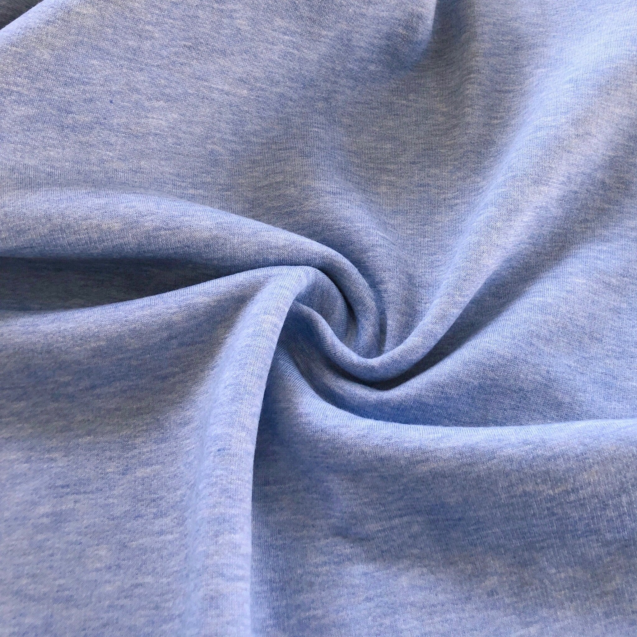 Light Blue Fleece Fabric - by The Yard