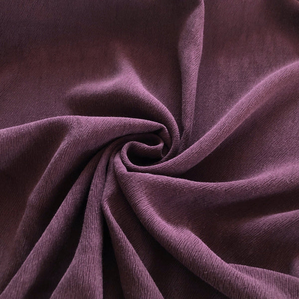 Remnant - Mulberry Textured Sandwashed Tencel - 2.36 yd