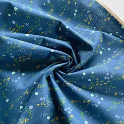 Mushroom Floral Printed Cotton - Needle Sharp