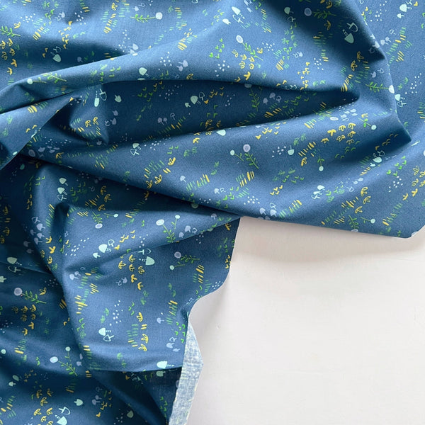 Mushroom Floral Printed Cotton - Needle Sharp