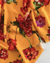 Mustard Vintage Floral Rayon Poplin - Needle Sharp