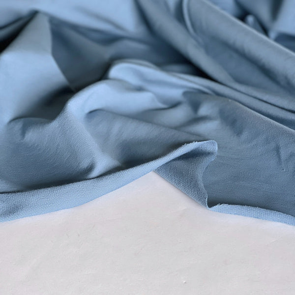 Ocean Blue Cotton French Terry - Needle Sharp