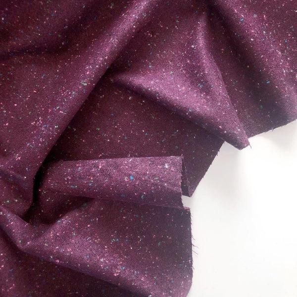 Plum Speckled Shetland Flannel - Needle Sharp