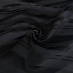 Remnant - Black Emerson Stripe Woven - 1.52 yd - Needle Sharp