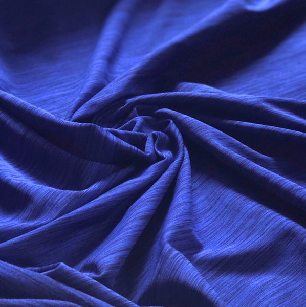 Royal Blue Brushed Polyester Spandex - Needle Sharp