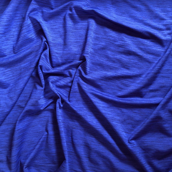 Royal Blue Brushed Polyester Spandex - Needle Sharp