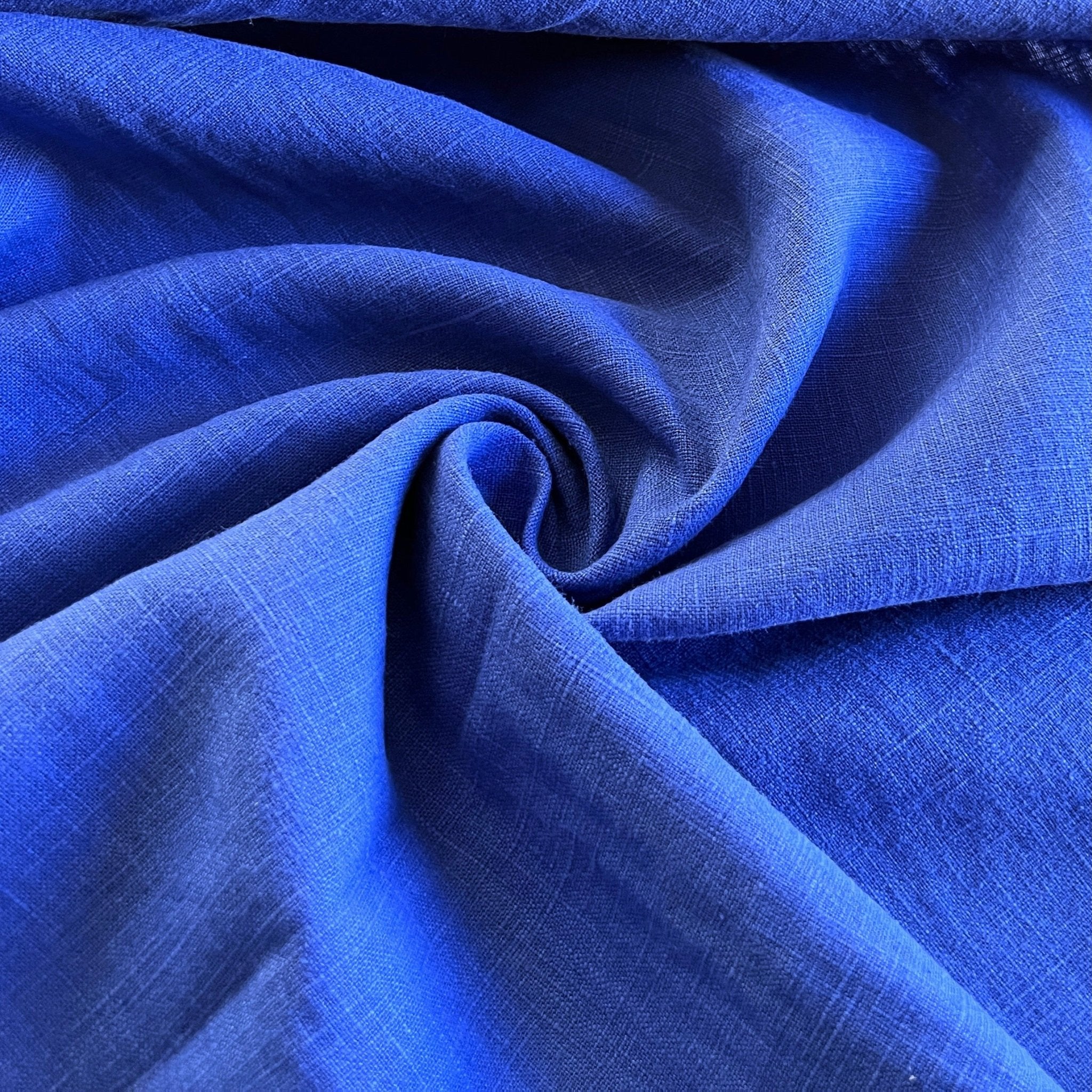 Royal Blue Washed Linen Needle Sharp