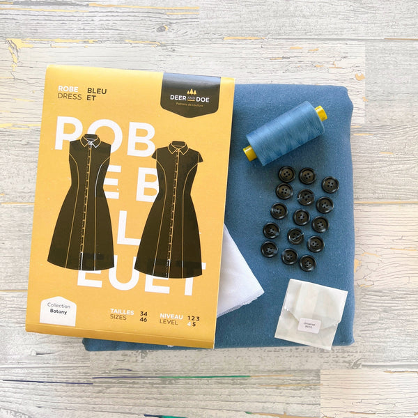 Self-Care Sewing Kit: Bleuet Dress - Needle Sharp
