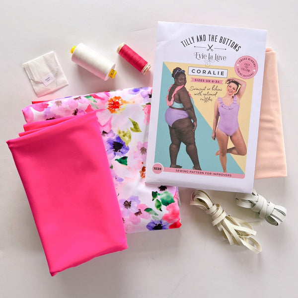 Self-Care Sewing Kit: Coralie Swimsuit - Needle Sharp