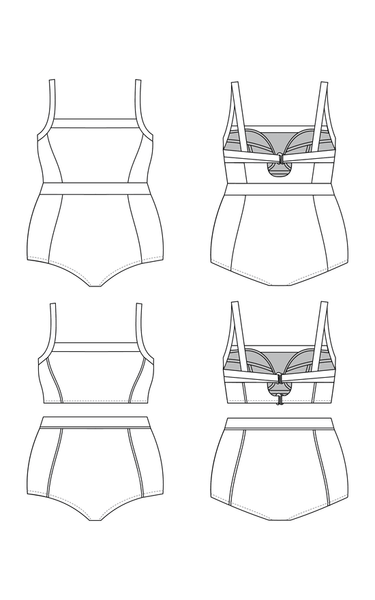 Self-Care Sewing Kit: Ipswich Swimsuit - Needle Sharp