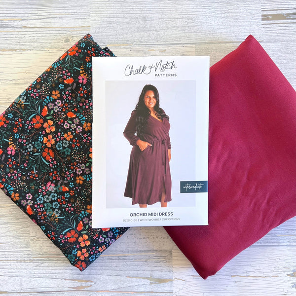 Self-Care Sewing Kit: Orchid Dress - Needle Sharp