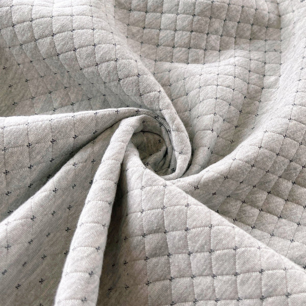 Star Quilt Gray Double Knit - Needle Sharp