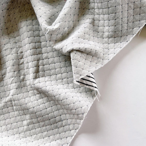 Star Quilt Gray Double Knit - Needle Sharp