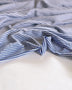 Twilight Blue Stripe Bamboo Cotton Jersey - Needle Sharp