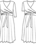 Wanda Wrap Dress - Needle Sharp